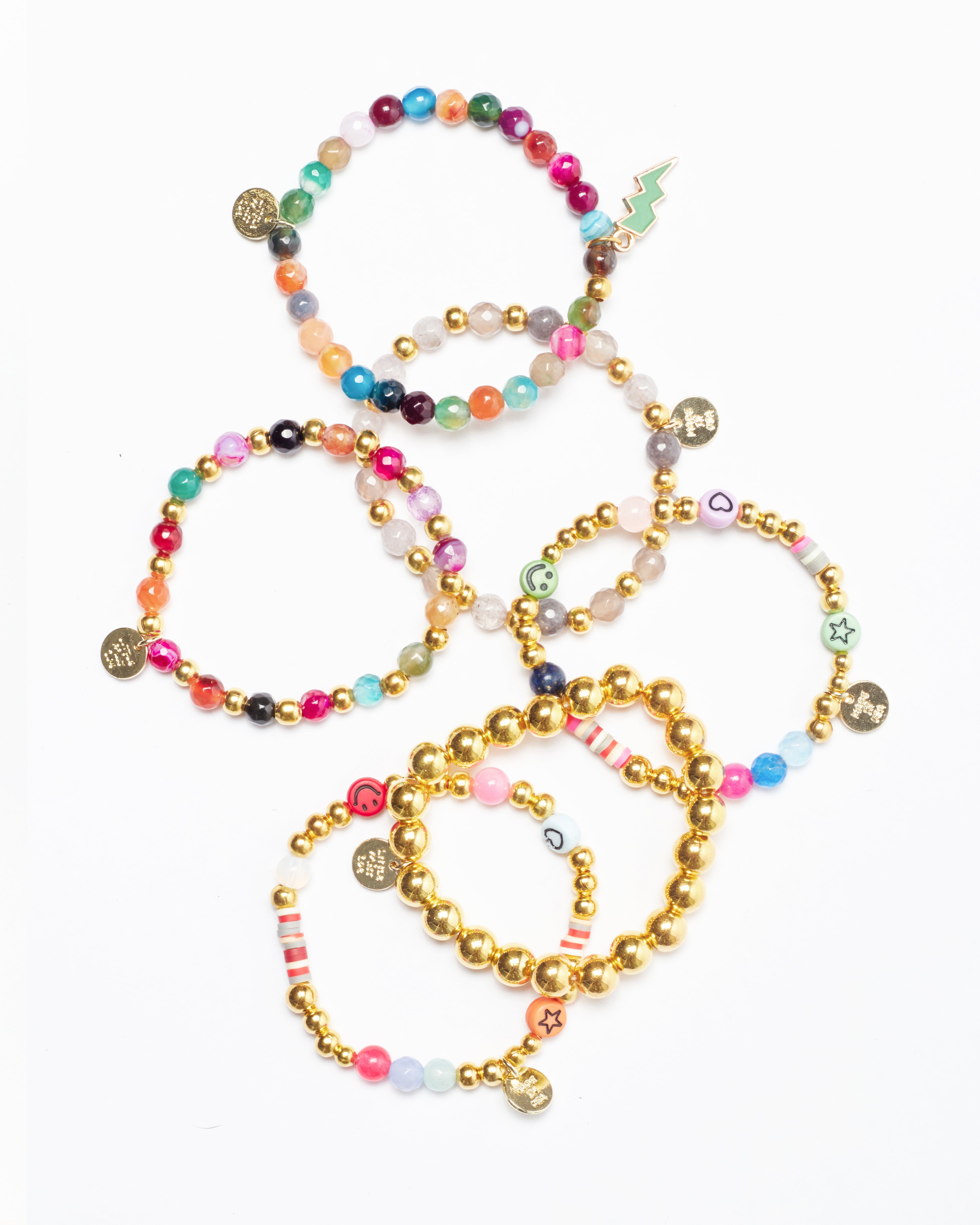 Mix Media Bracelets - Multi